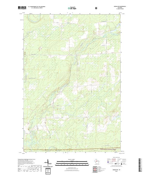 Ogema NW topographic map thumbnail