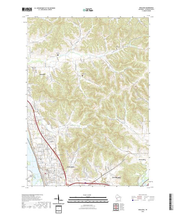 Onalaska topographic map thumbnail