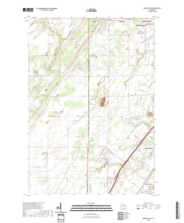 Oneida South topographic map thumbnail