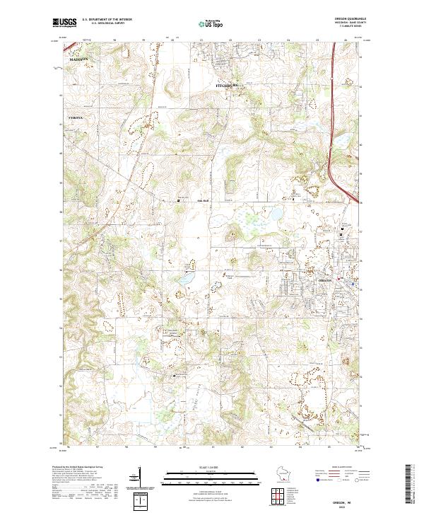 Oregon topographic map thumbnail