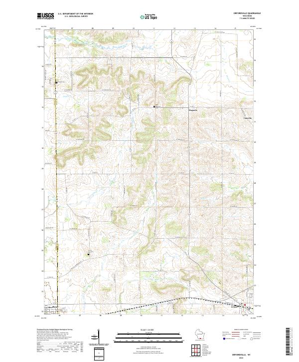 Orfordville topographic map thumbnail