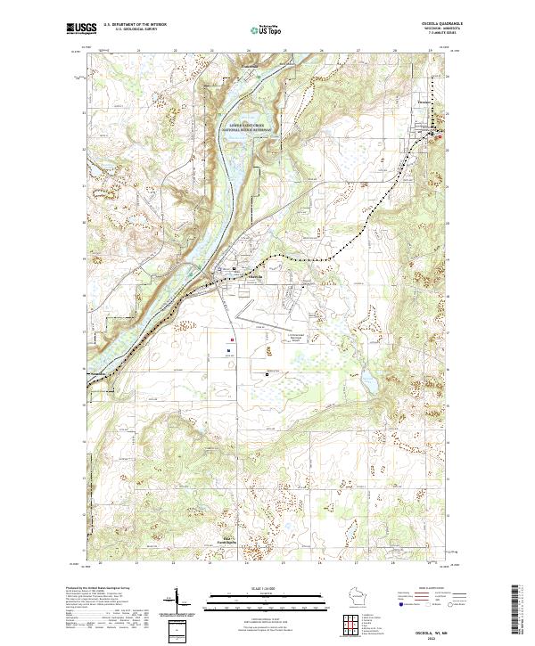 Osceola topographic map thumbnail