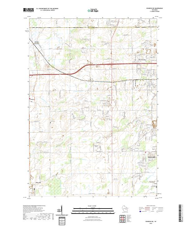 Oshkosh NE topographic map thumbnail