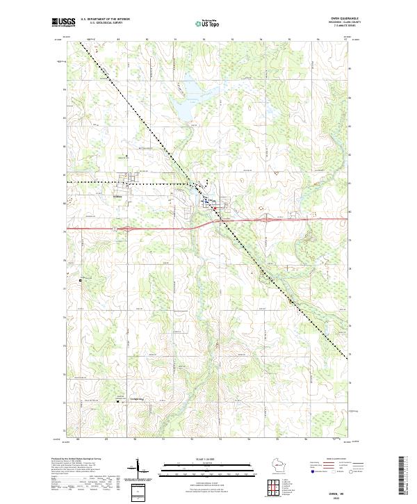 Owen topographic map thumbnail