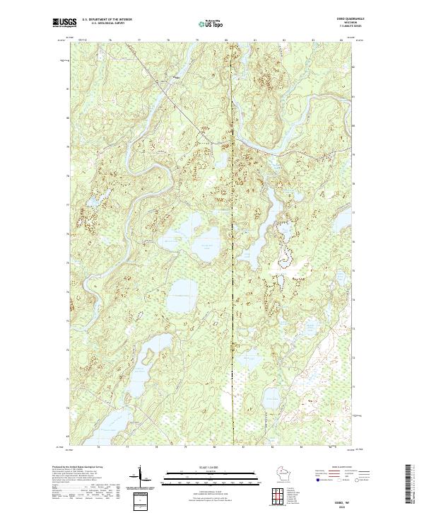 Oxbo topographic map thumbnail