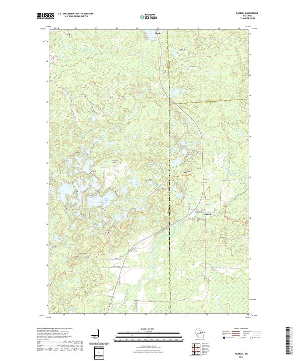 Parrish topographic map thumbnail
