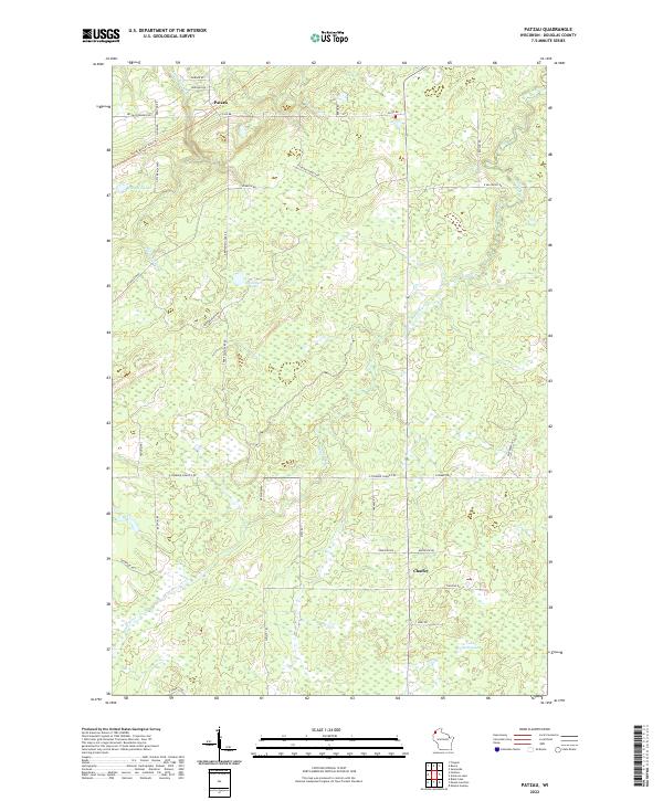 Patzau topographic map thumbnail