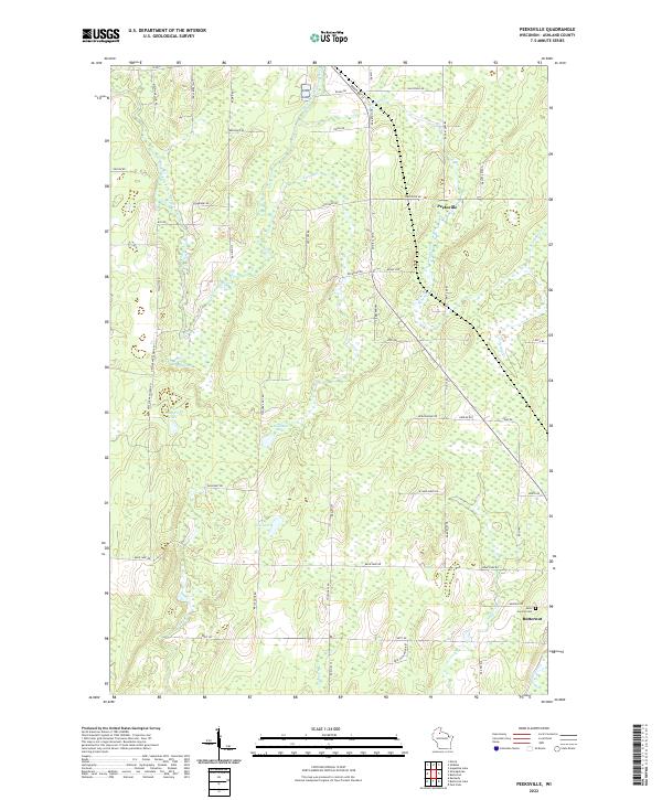 Peeksville topographic map thumbnail