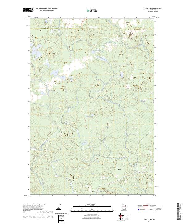 Perote Lake topographic map thumbnail
