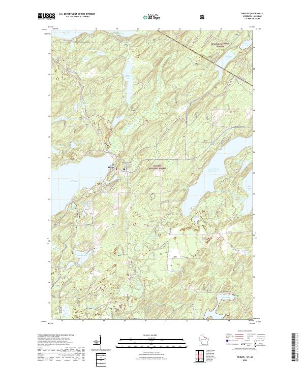 Phelps topographic map thumbnail
