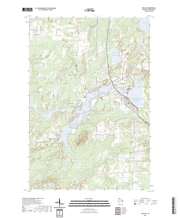 Phillips topographic map thumbnail