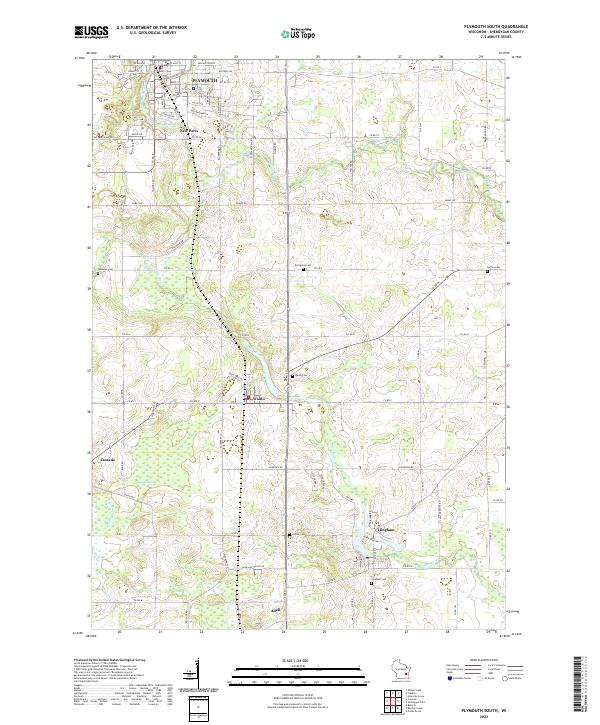 Plymouth South topographic map thumbnail
