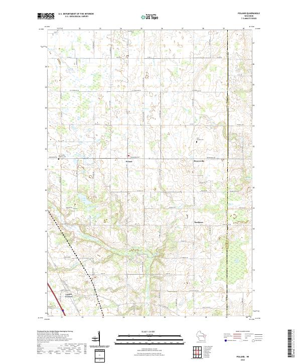 Poland topographic map thumbnail