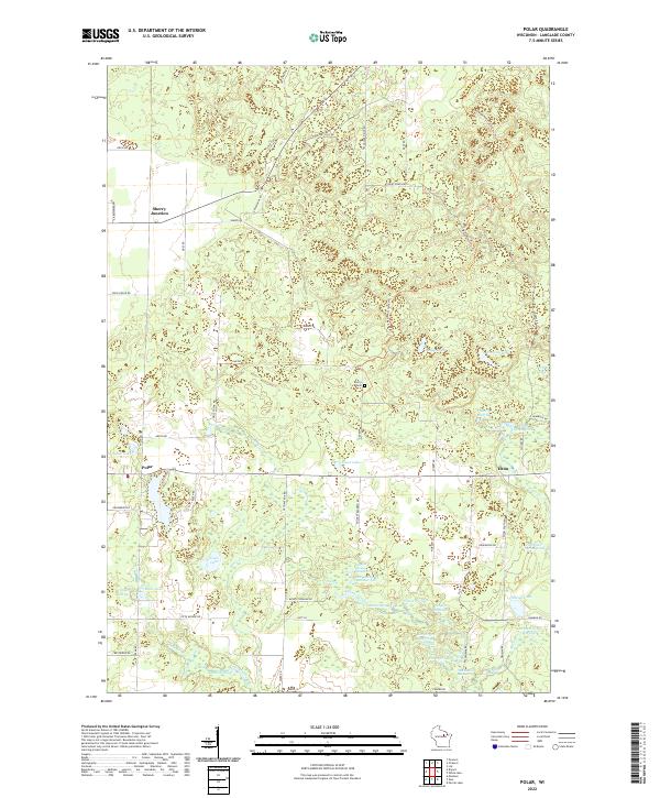 Polar topographic map thumbnail