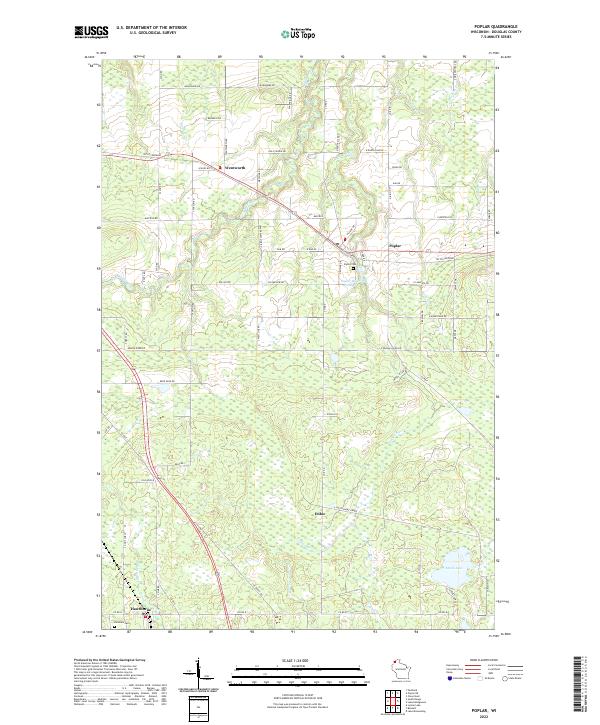 Poplar topographic map thumbnail