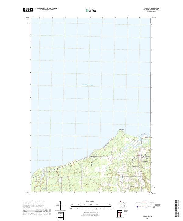 Port Wing topographic map thumbnail