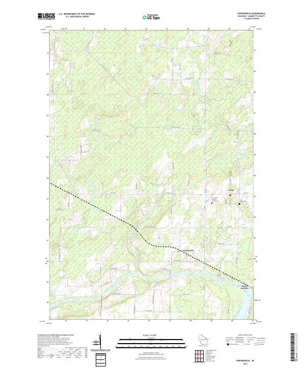 Porterfield topographic map thumbnail