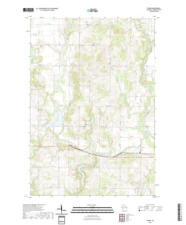 Poskin topographic map thumbnail
