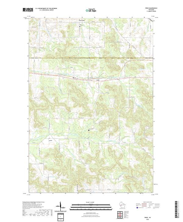 Price topographic map thumbnail