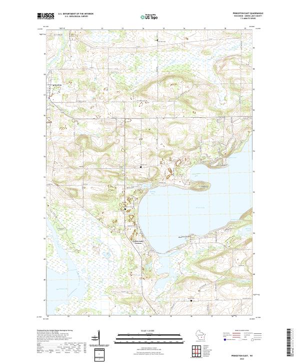 Princeton East topographic map thumbnail