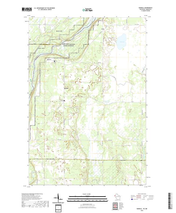 Randall topographic map thumbnail