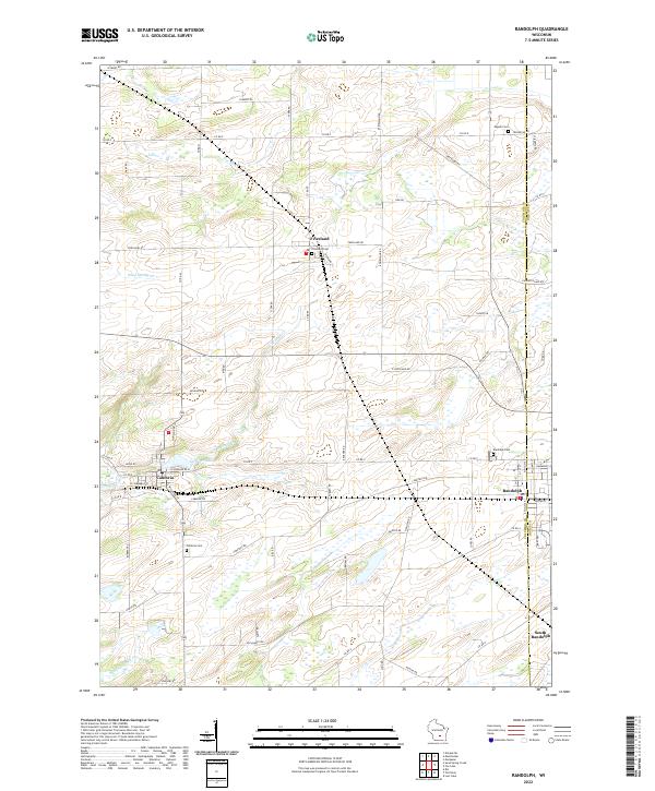 Randolph topographic map thumbnail