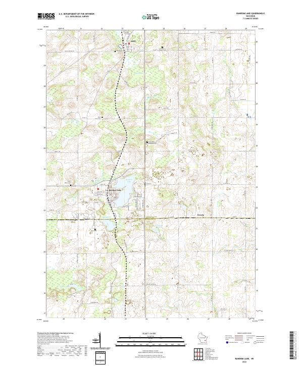 Random Lake topographic map thumbnail