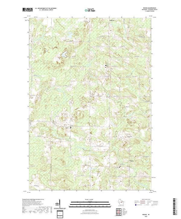 Regina topographic map thumbnail