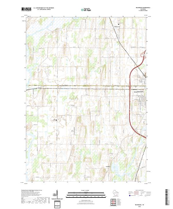 Richwood topographic map thumbnail