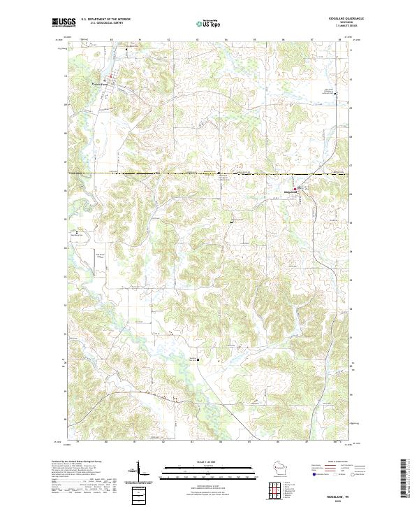 Ridgeland topographic map thumbnail