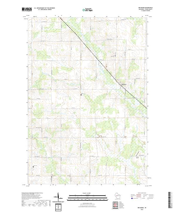 Riplinger topographic map thumbnail