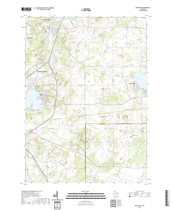 Rochester topographic map thumbnail