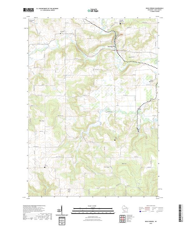 Rock Springs topographic map thumbnail