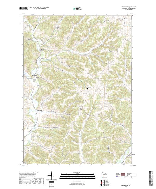 Rockbridge topographic map thumbnail