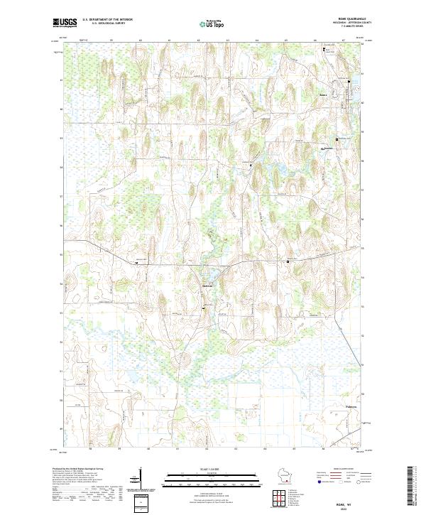 Rome topographic map thumbnail