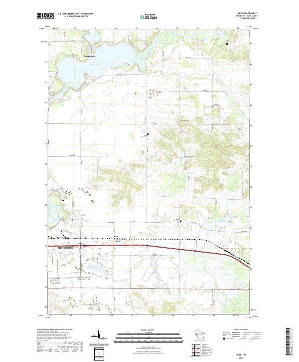 Rusk topographic map thumbnail