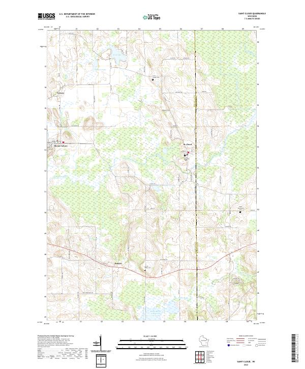 Saint Cloud topographic map thumbnail