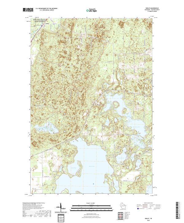 Seeley topographic map thumbnail