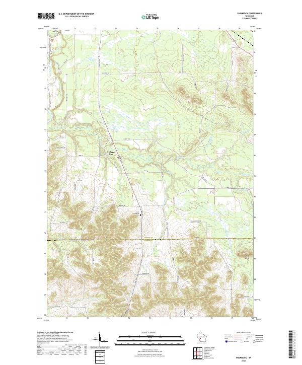 Shamrock topographic map thumbnail