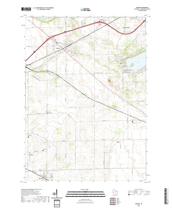 Sharon topographic map thumbnail