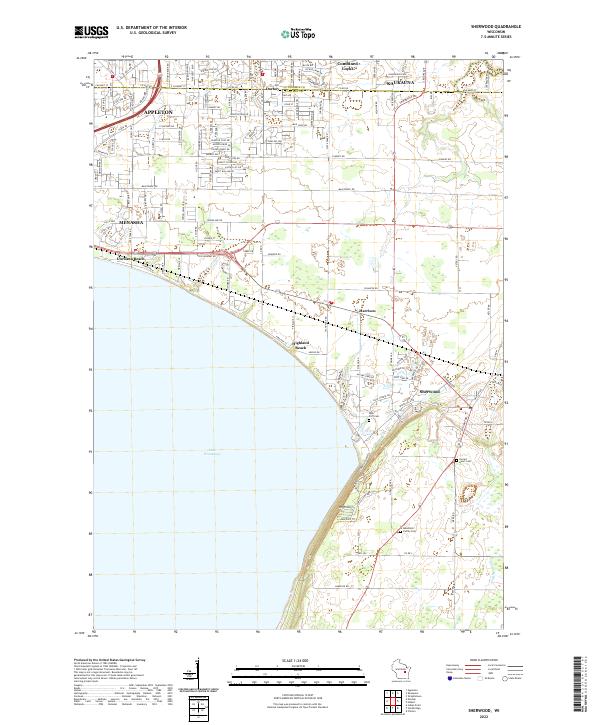 Sherwood topographic map thumbnail