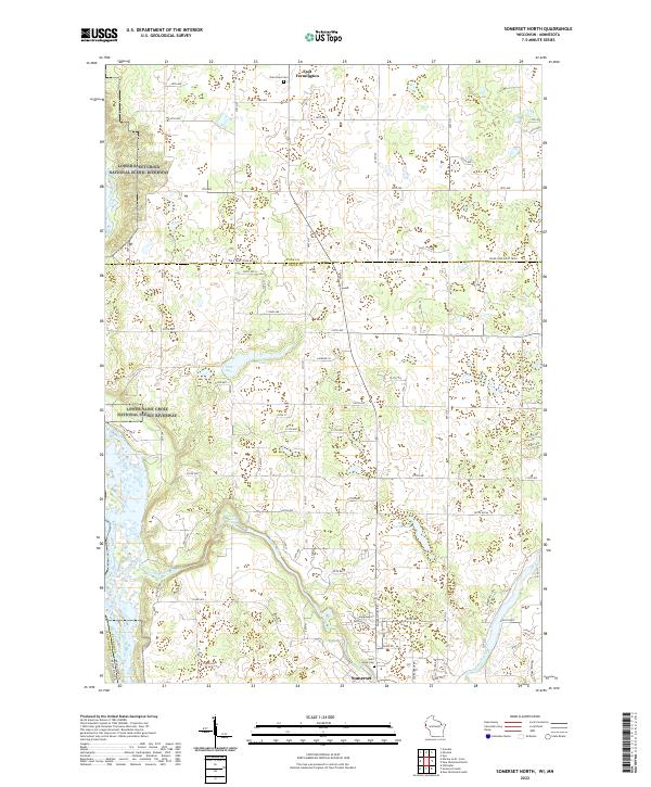 Somerset North topographic map thumbnail