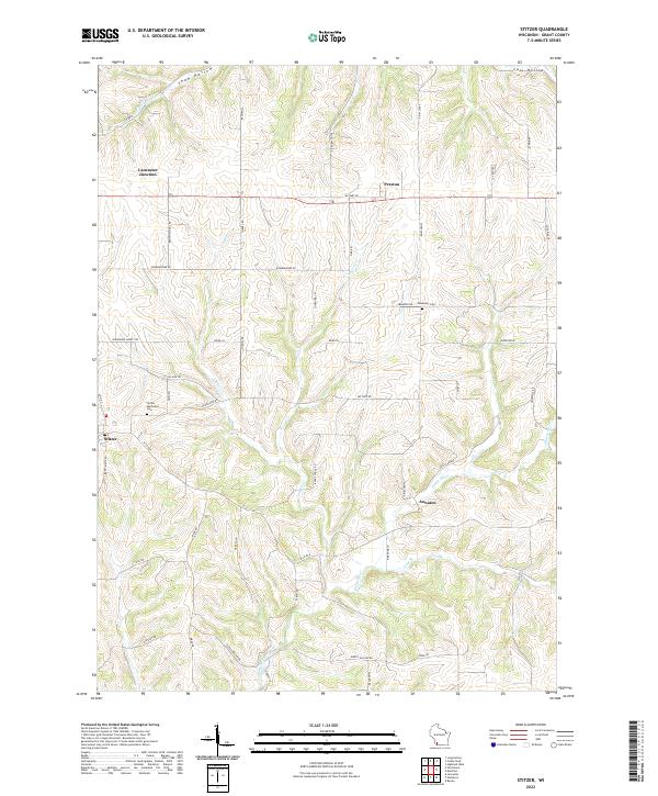 Stitzer topographic map thumbnail