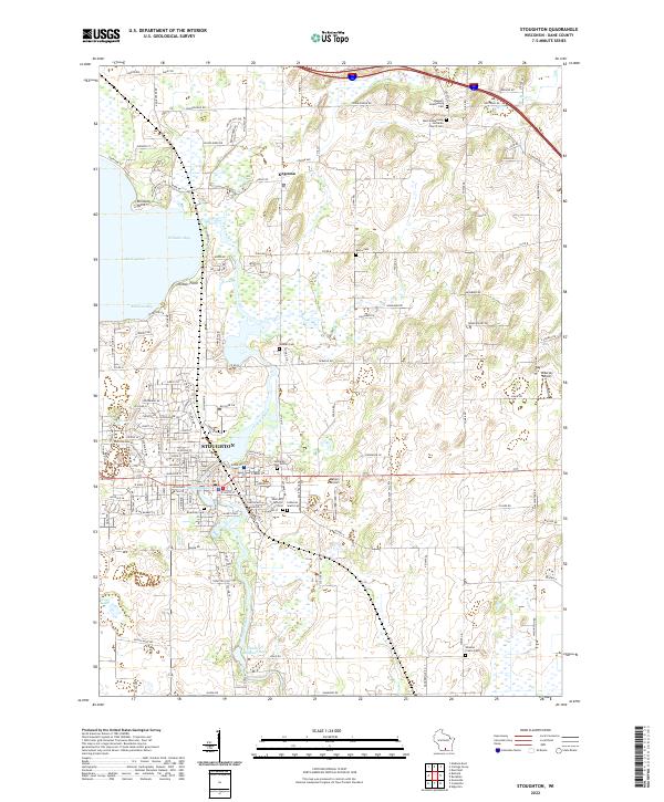 Stoughton topographic map thumbnail