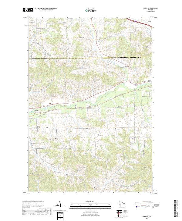 Strum SE topographic map thumbnail