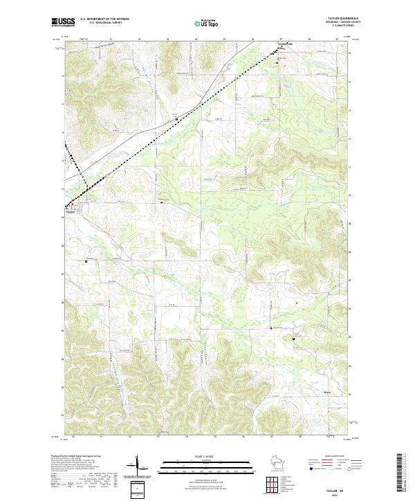Taylor topographic map thumbnail