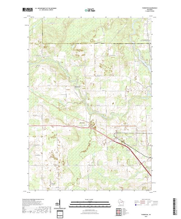 Thornton topographic map thumbnail