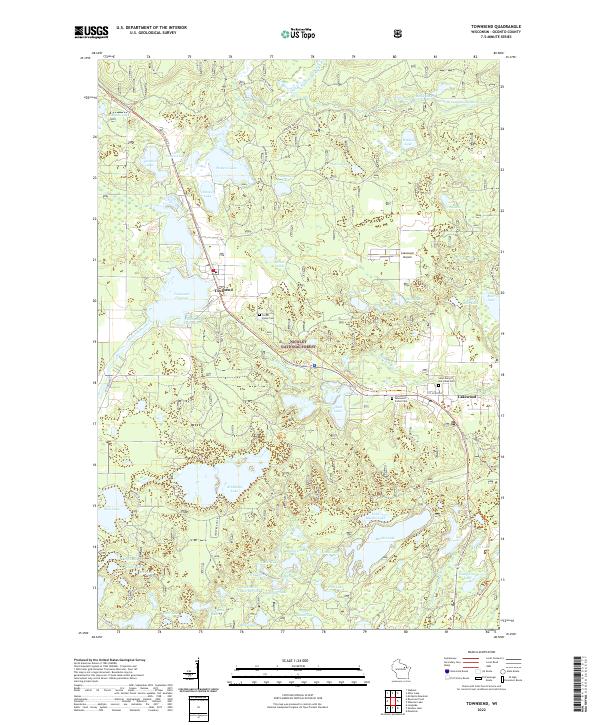 Townsend topographic map thumbnail