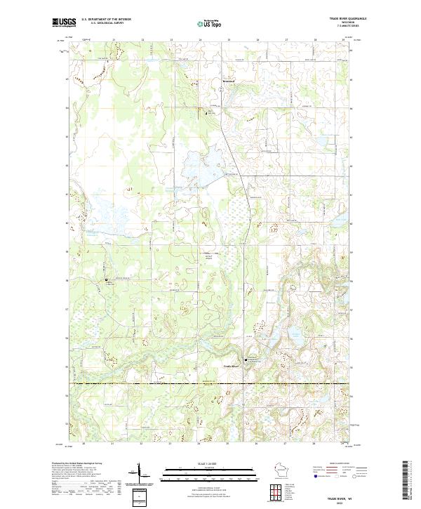 Trade River topographic map thumbnail