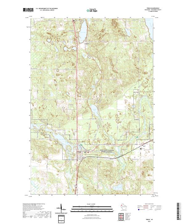 Trego topographic map thumbnail
